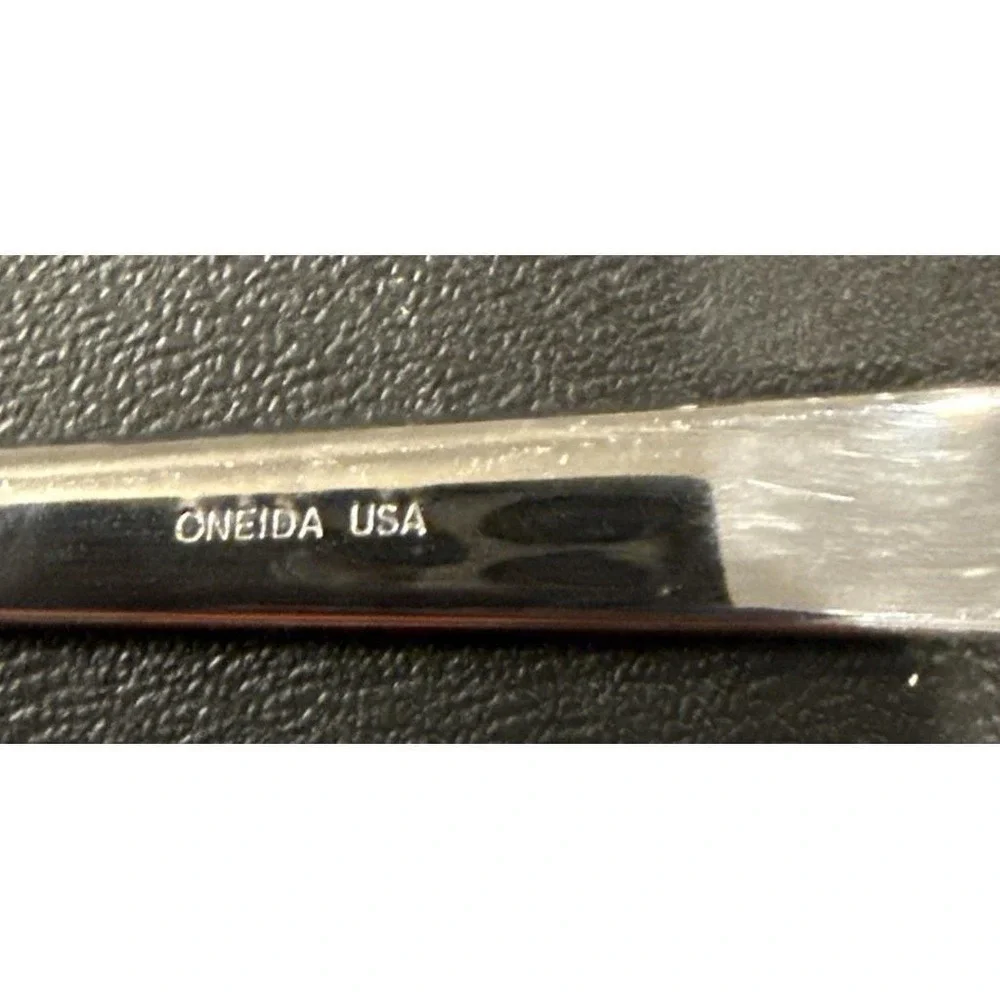 Oneida Easton Stainless Steel Meat Fork Forks Set Of 2 USA